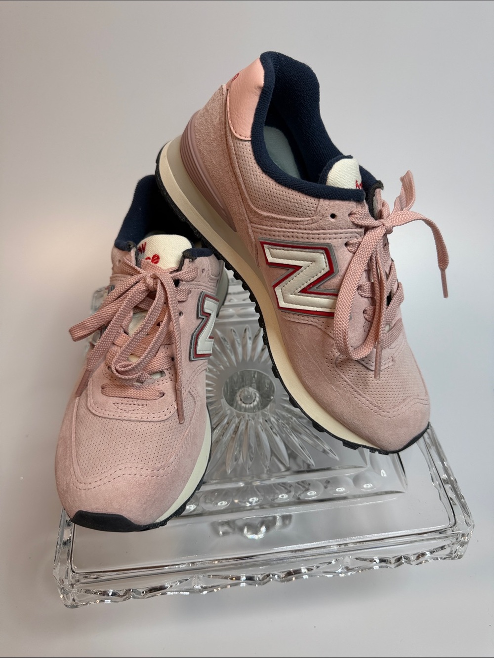 New Balance Pink 574 Core sneaker size 7.5